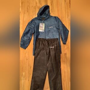 Frogg Toggs Waterproof Polly Woggs Kids Rainsuit With Pants
